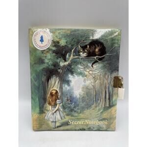 Alice's Adventures in Wonderland “Secret Notebook” Locked Diary